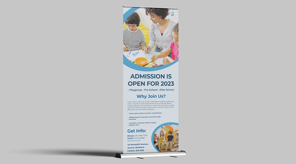 School Roll Up Banners